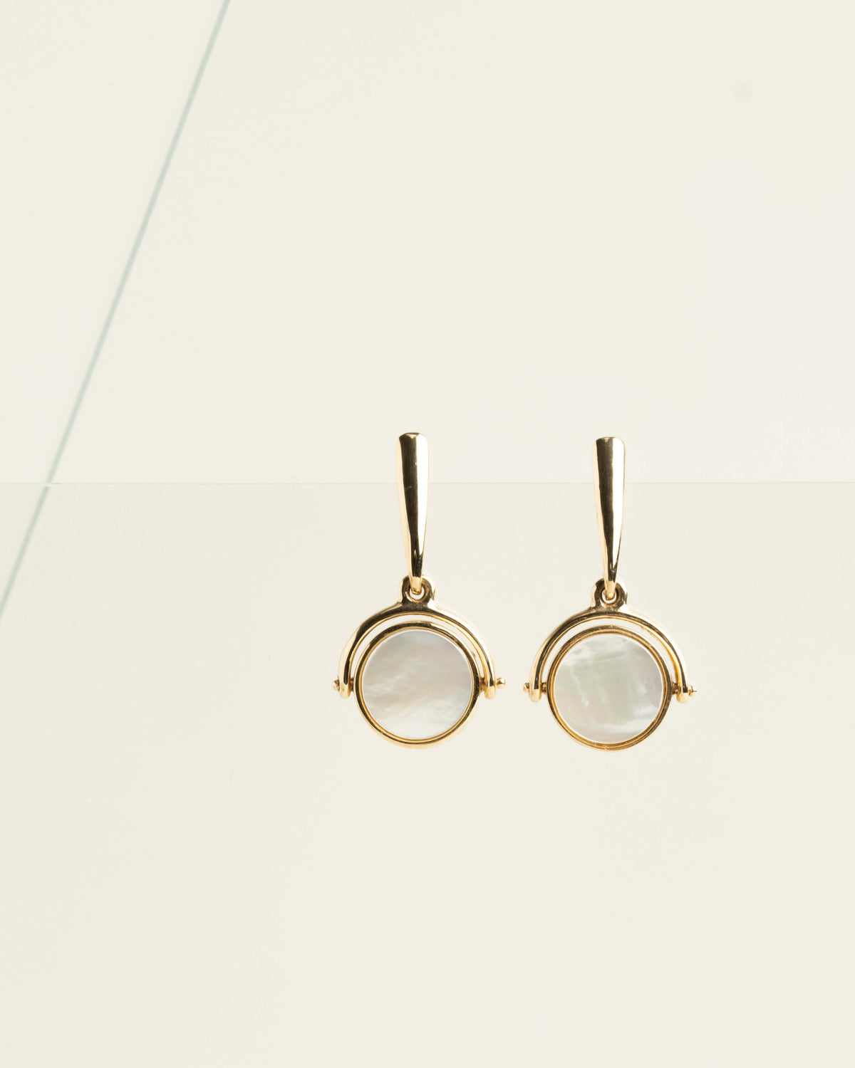 Mother of Pearl Reversible Earrings