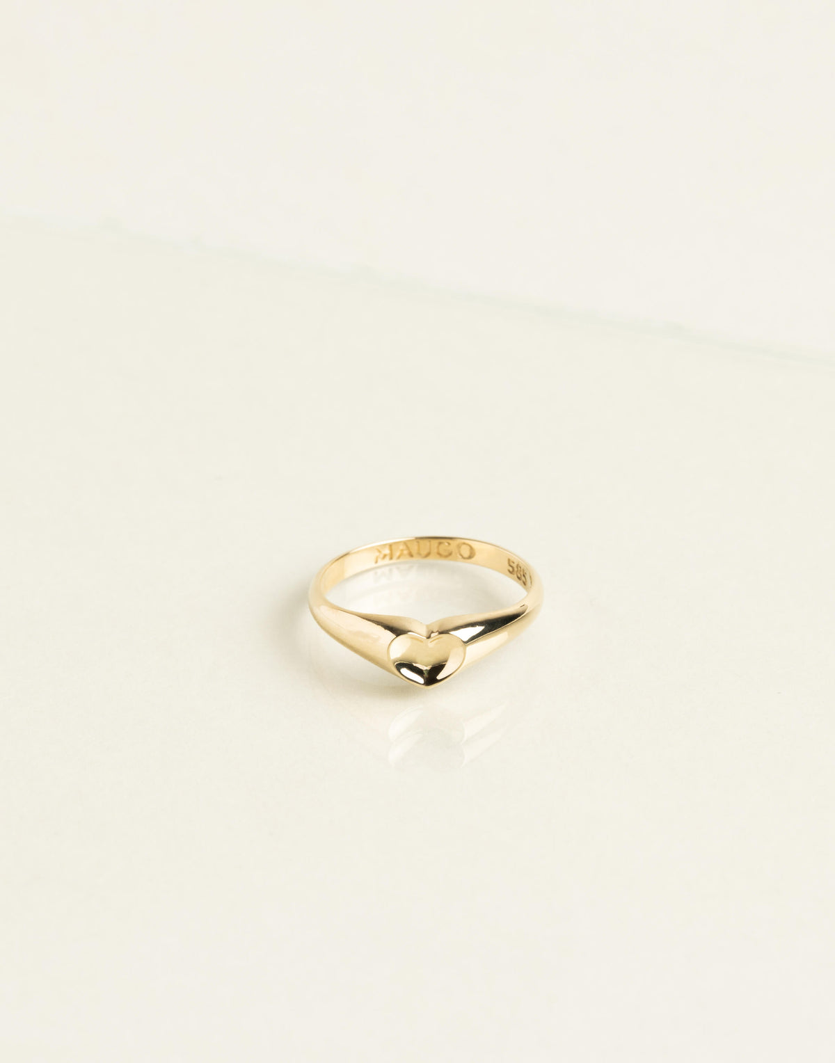 Petite Heart Pinky Ring