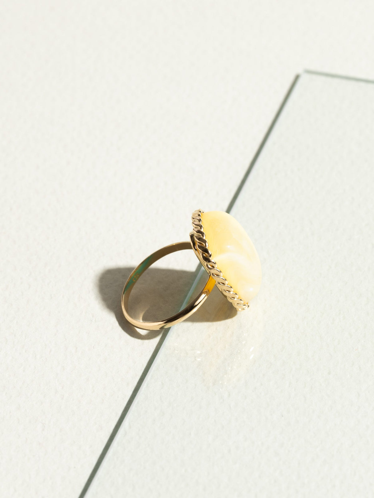 Amber Braid Ring I