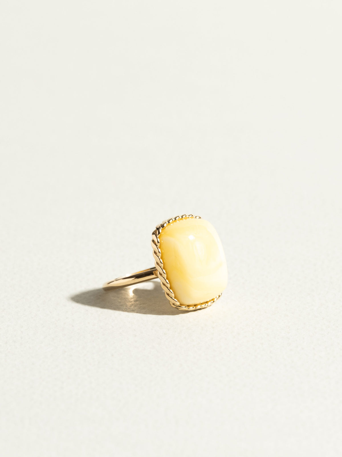Amber Braid Ring I