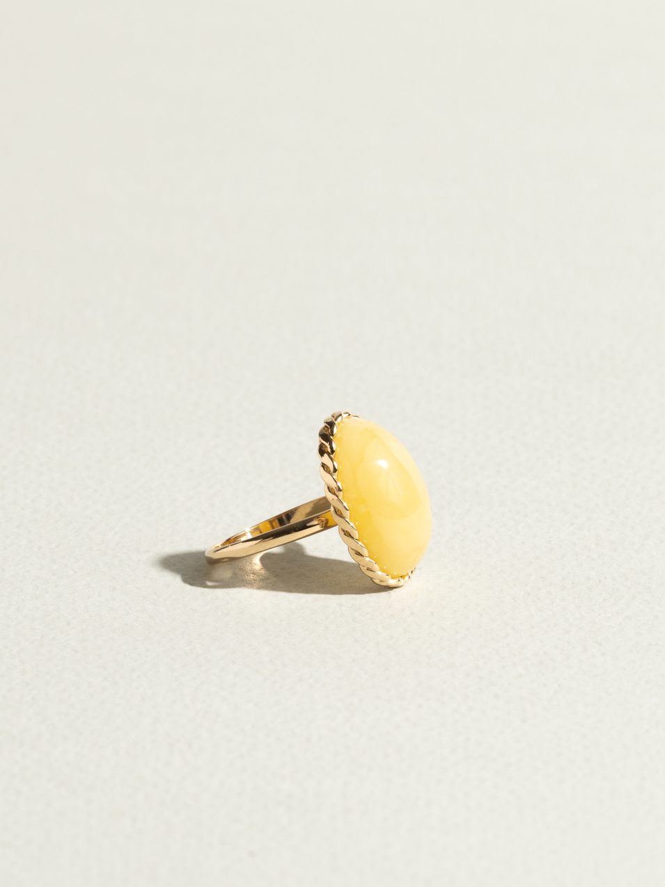 Amber Braid Ring II