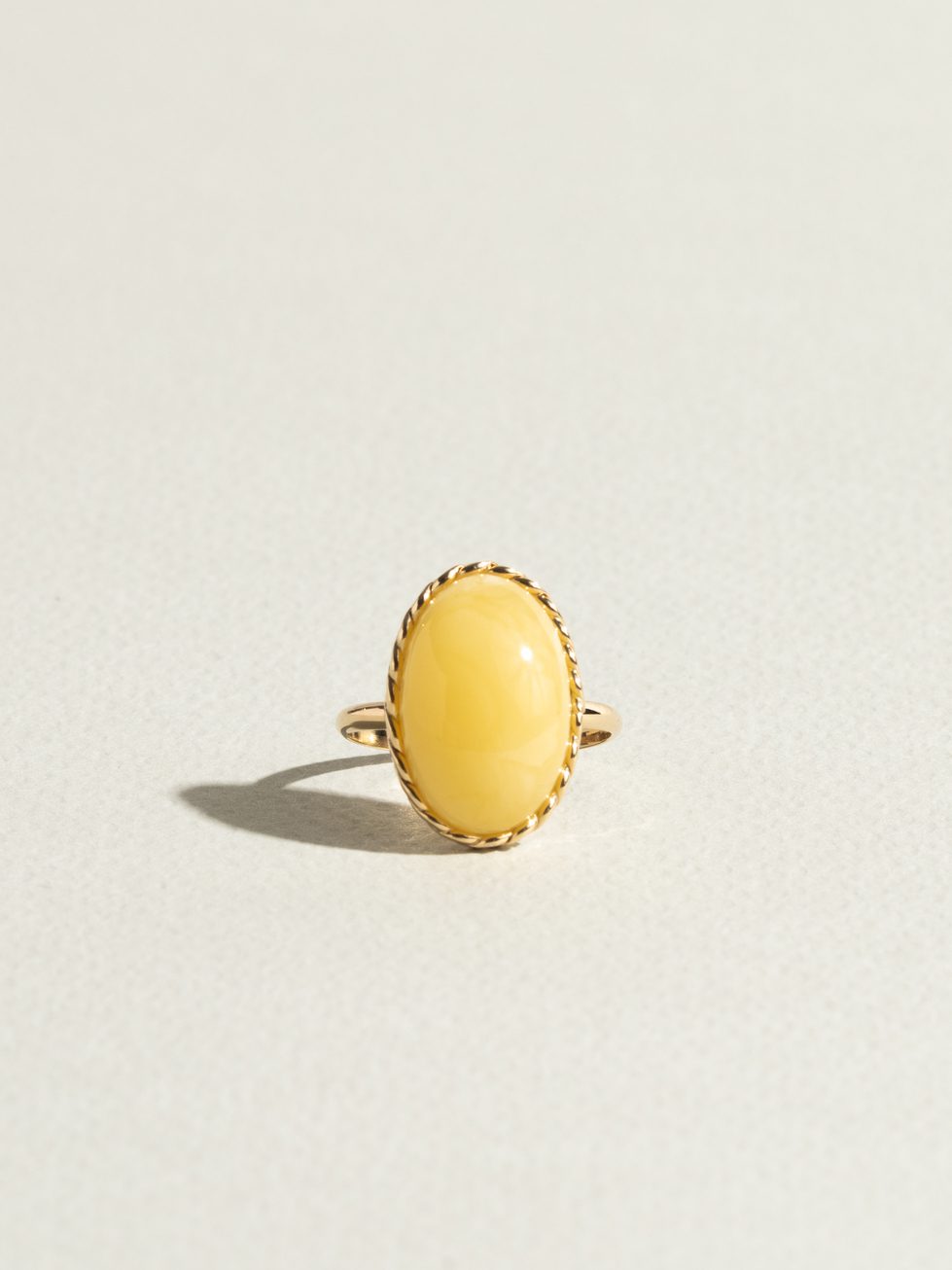 Amber Braid Ring II