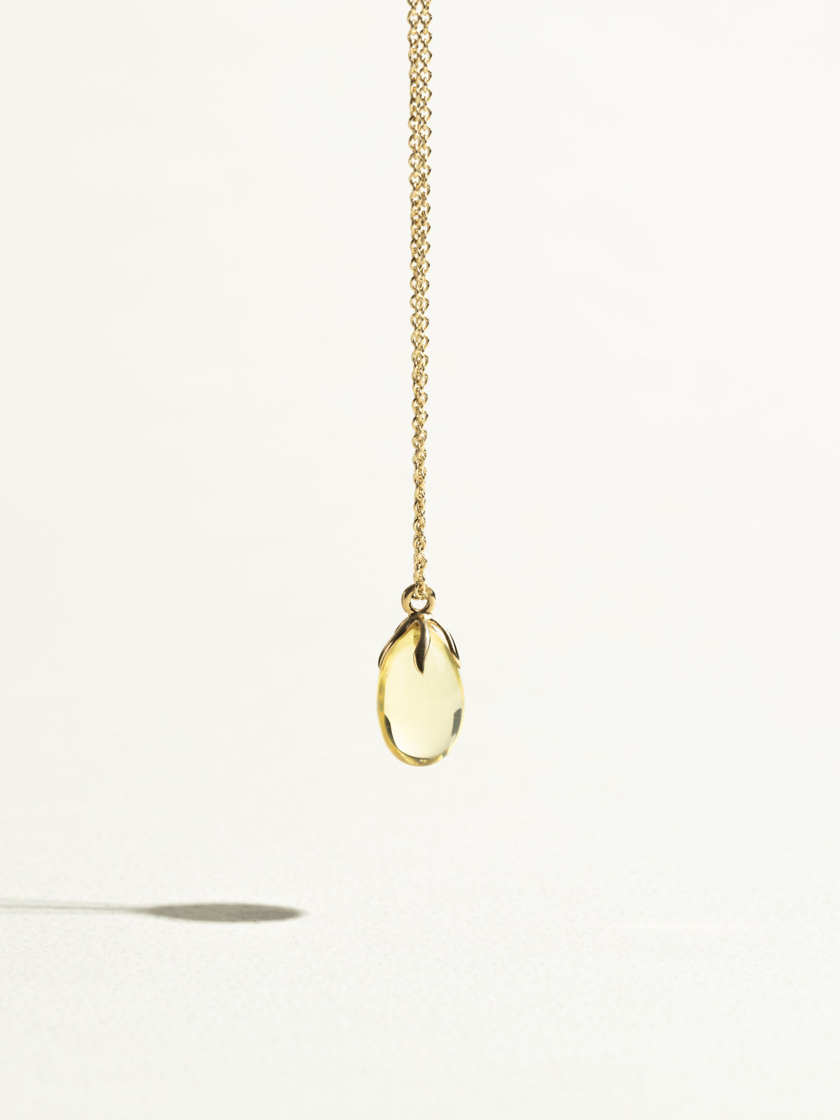 Amber Drop Necklace