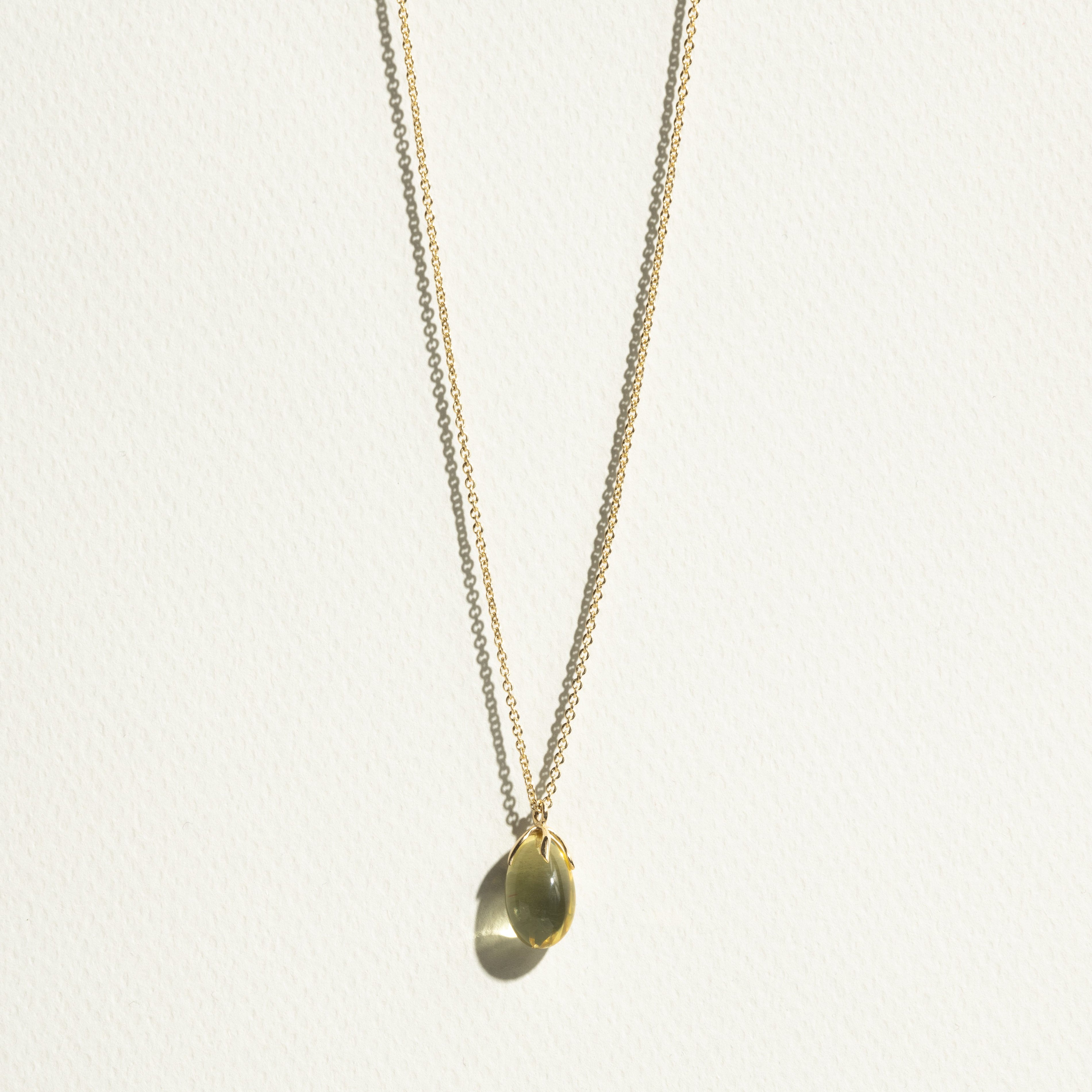 Amber Drop Necklace