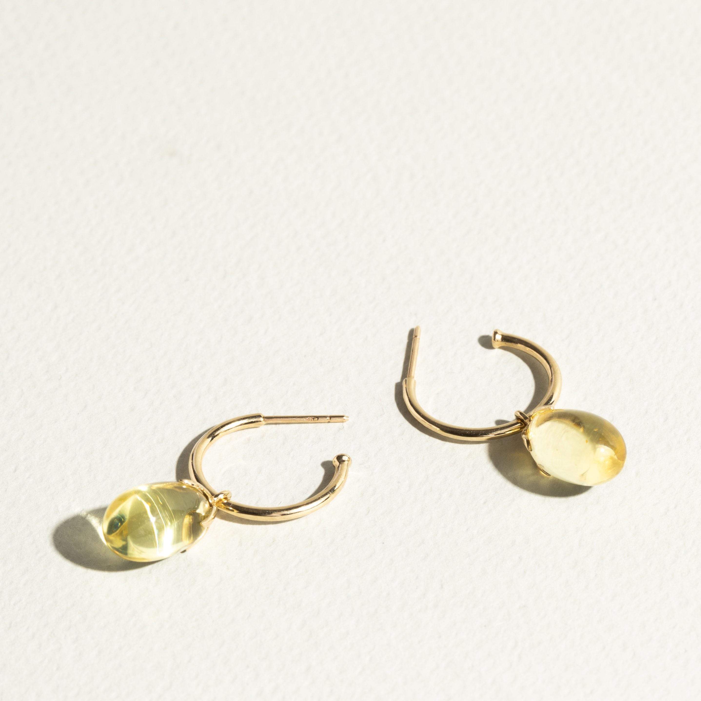 Kolczyki Amber Drop