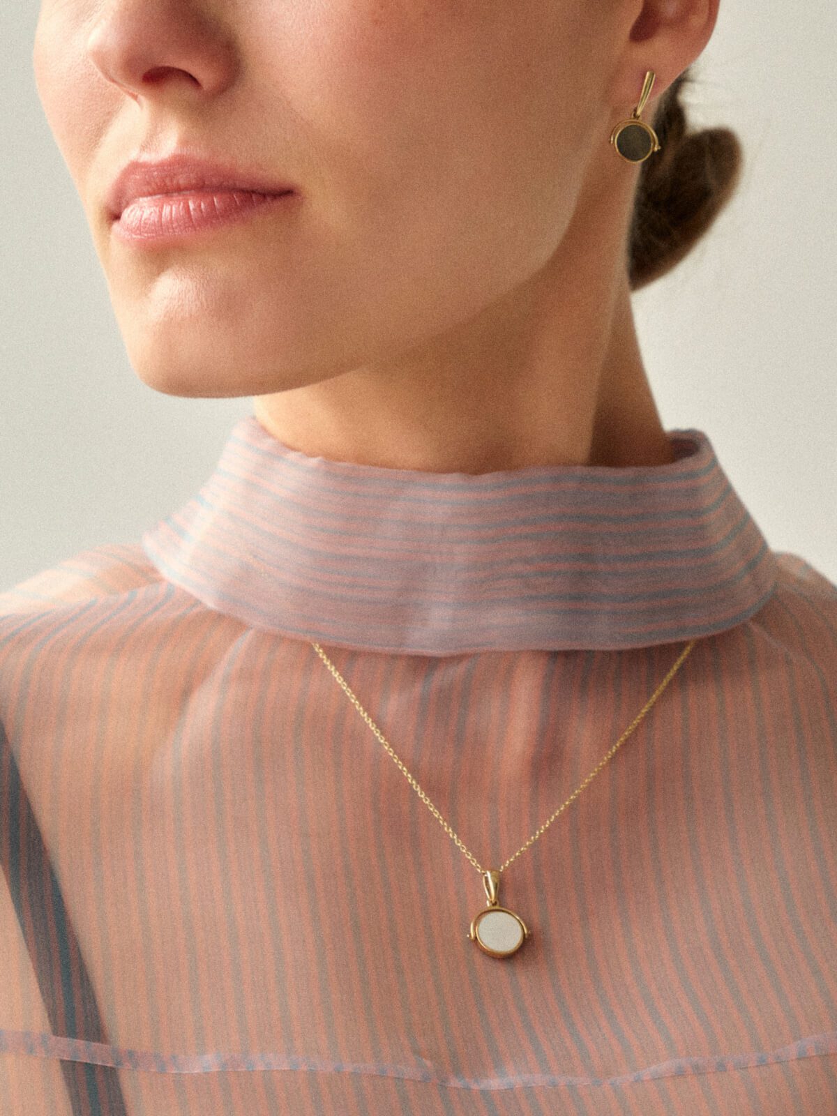 Naszyjnik Mother of Pearl Reversible
