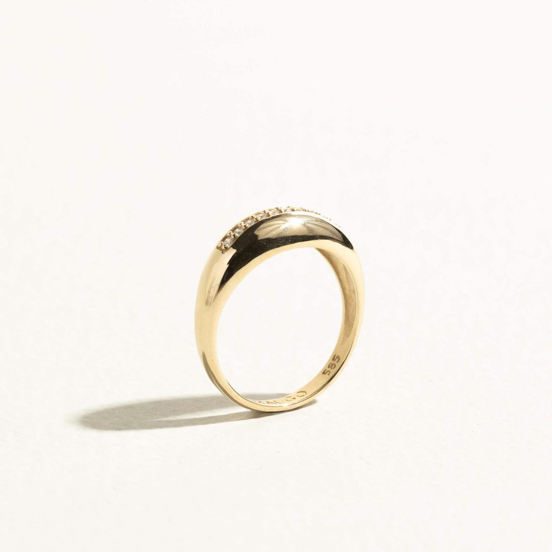 Dome Diamond Ring