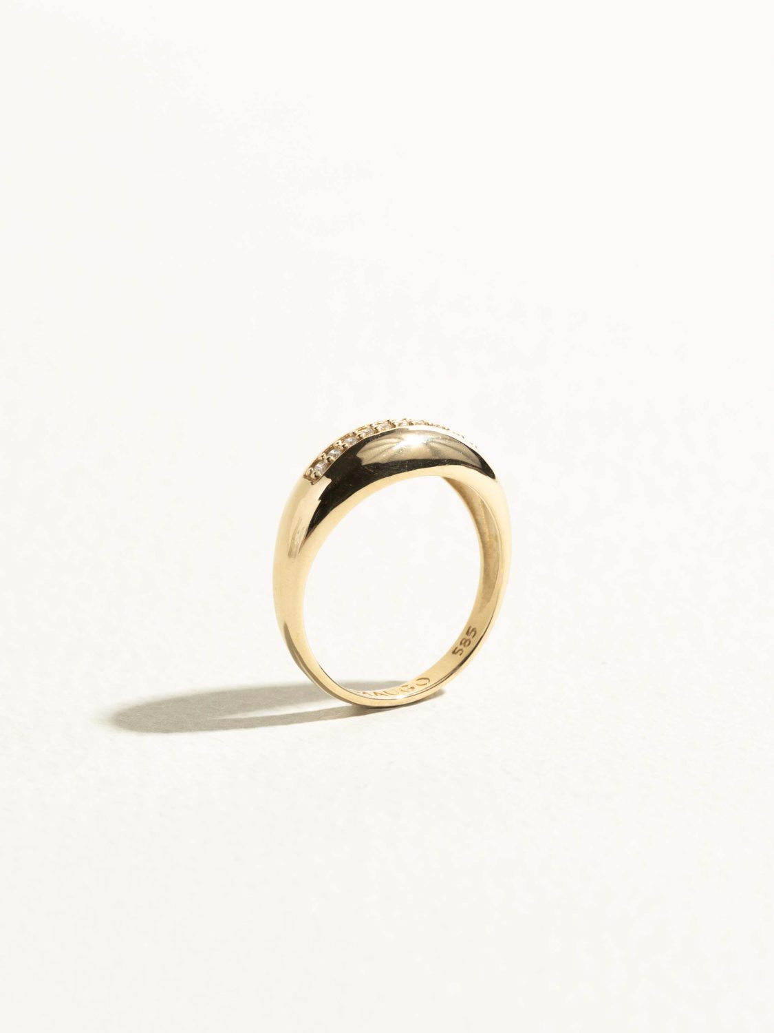 Dome Diamond Ring