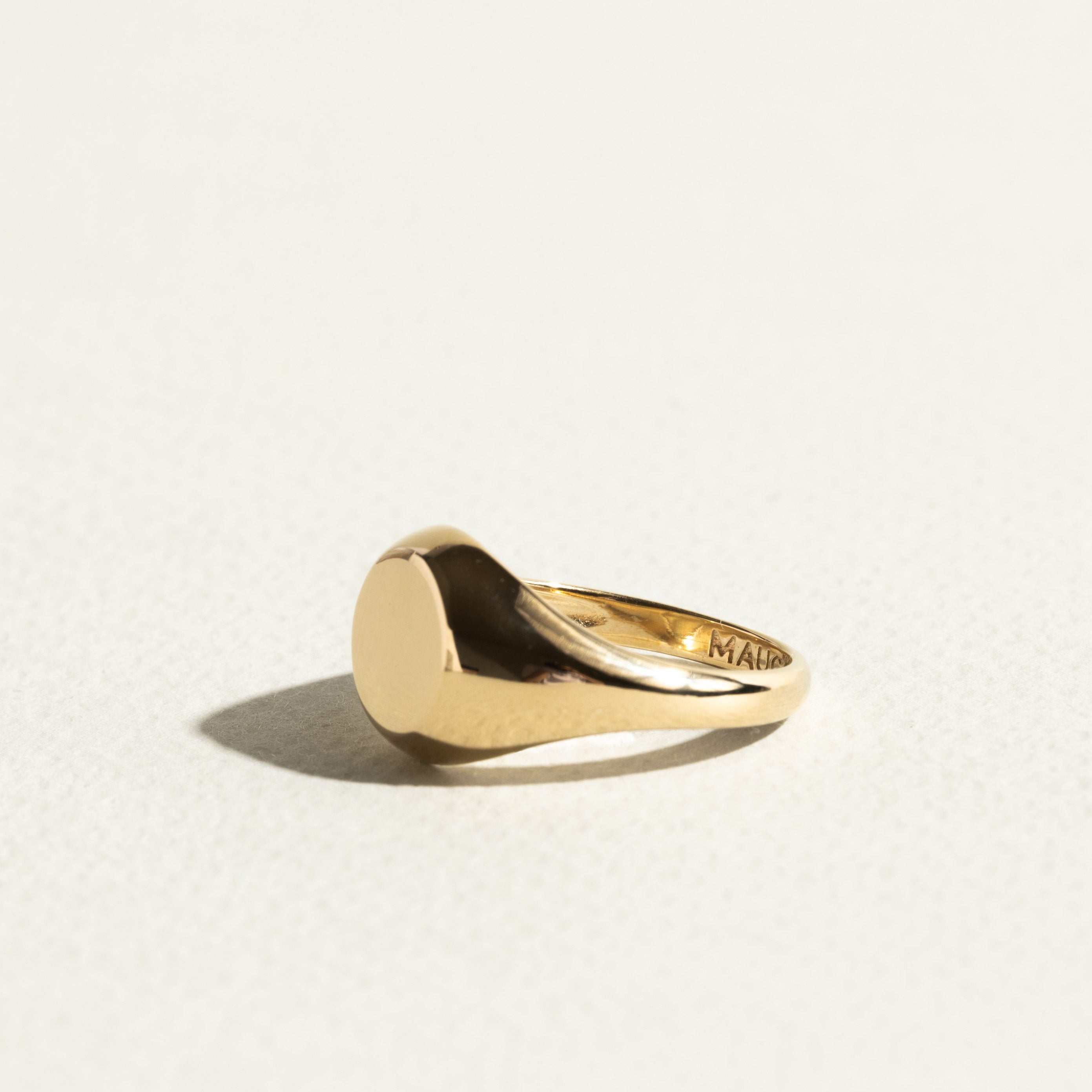 Initial Signet Ring