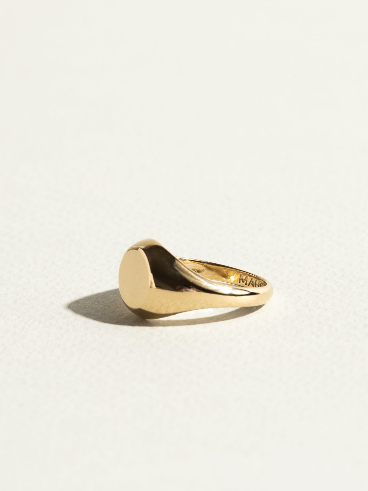Initial Signet Ring