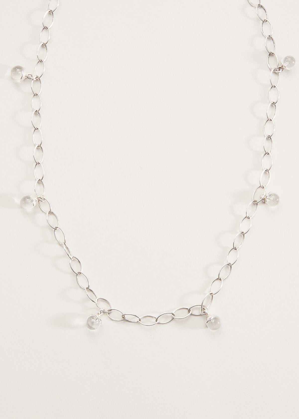 silver necklace