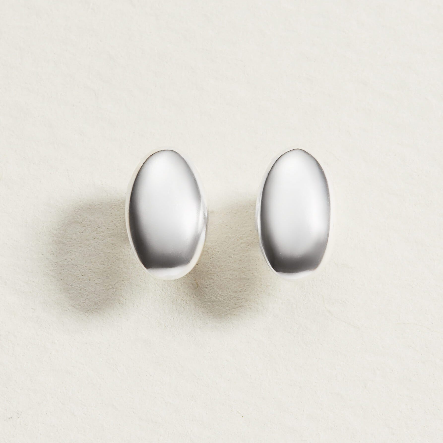 silver earrings