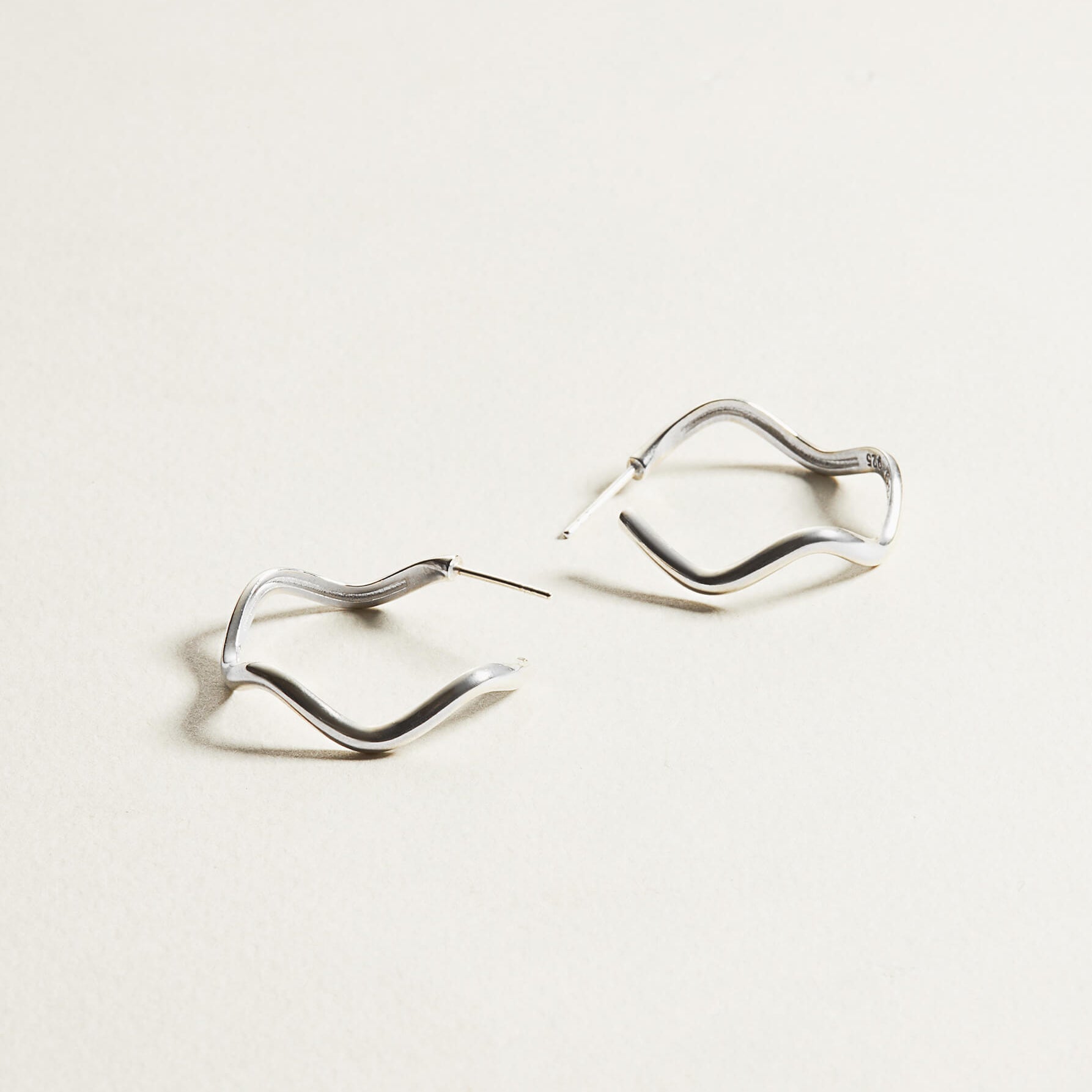 hoop earrings, silver earrings, srebrne kolczyki