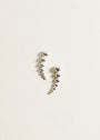 silver earrings, drop earrings