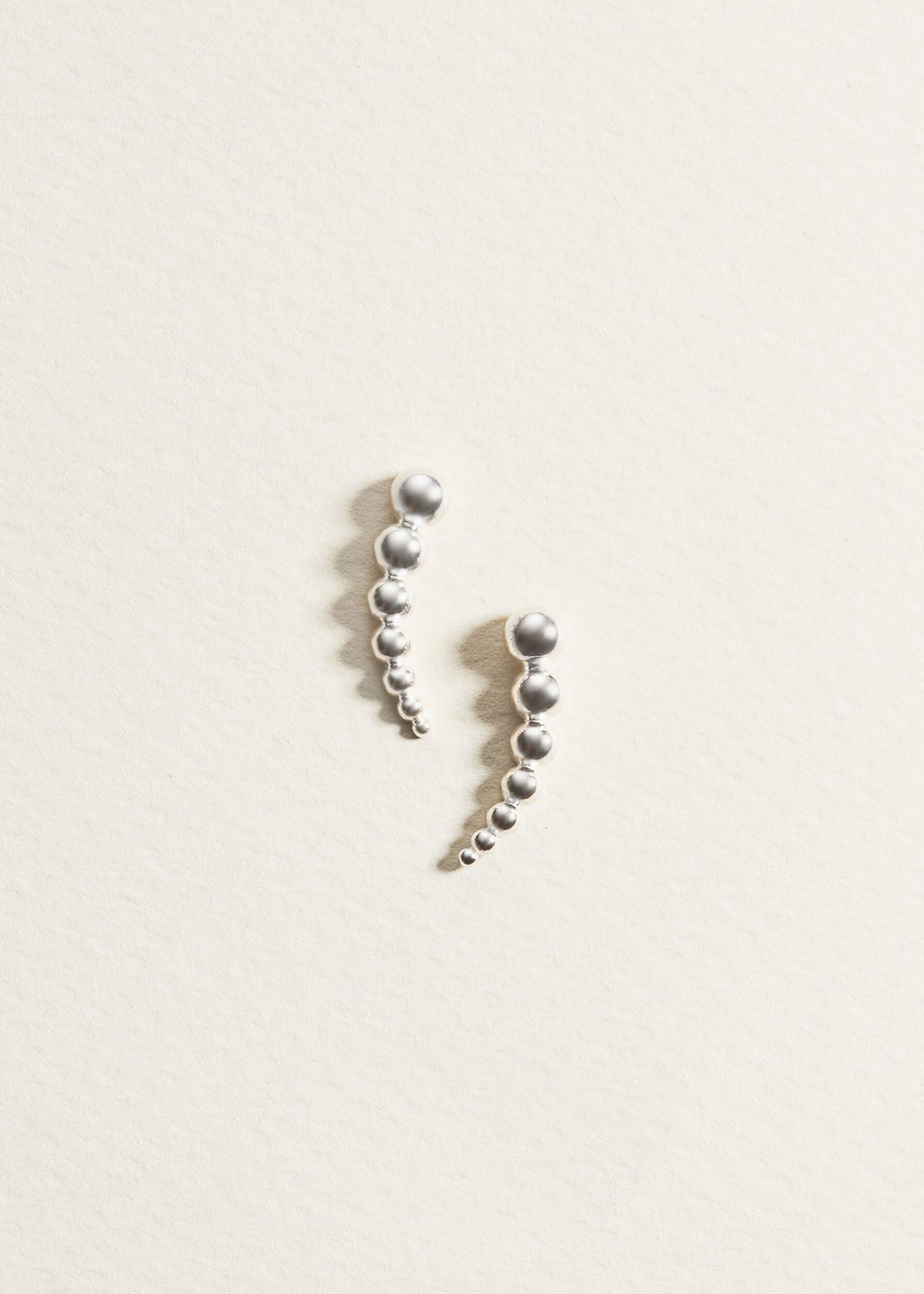 silver earrings, drop earrings