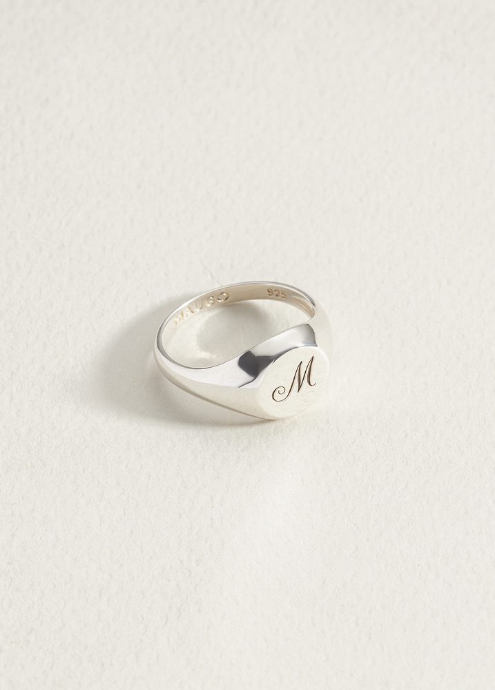 Initial Signet Ring