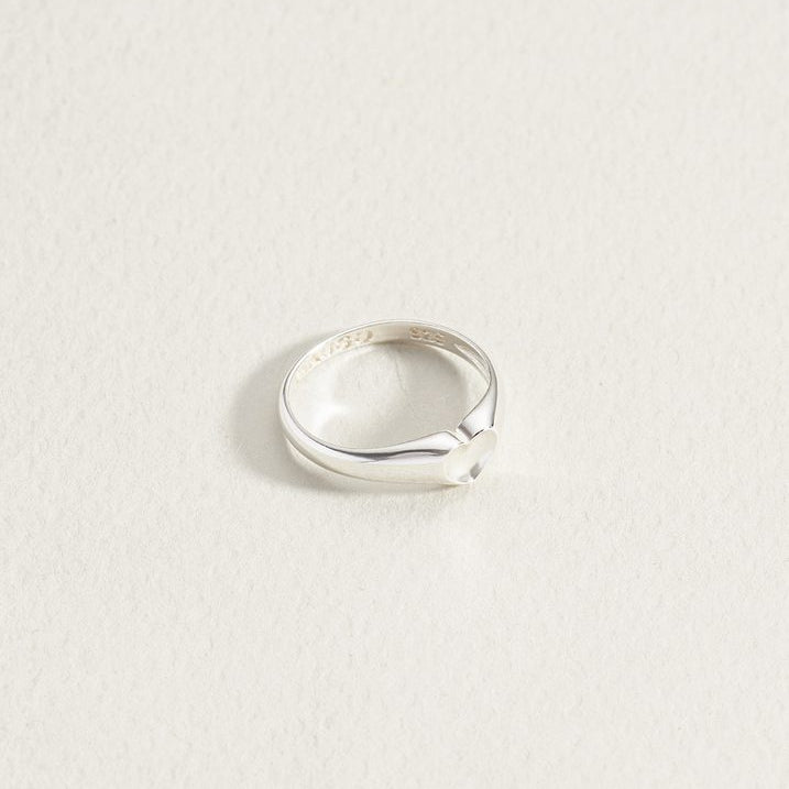 Petite Heart Pinky Ring