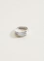 marea pinky ring, silver ring, pinky ring