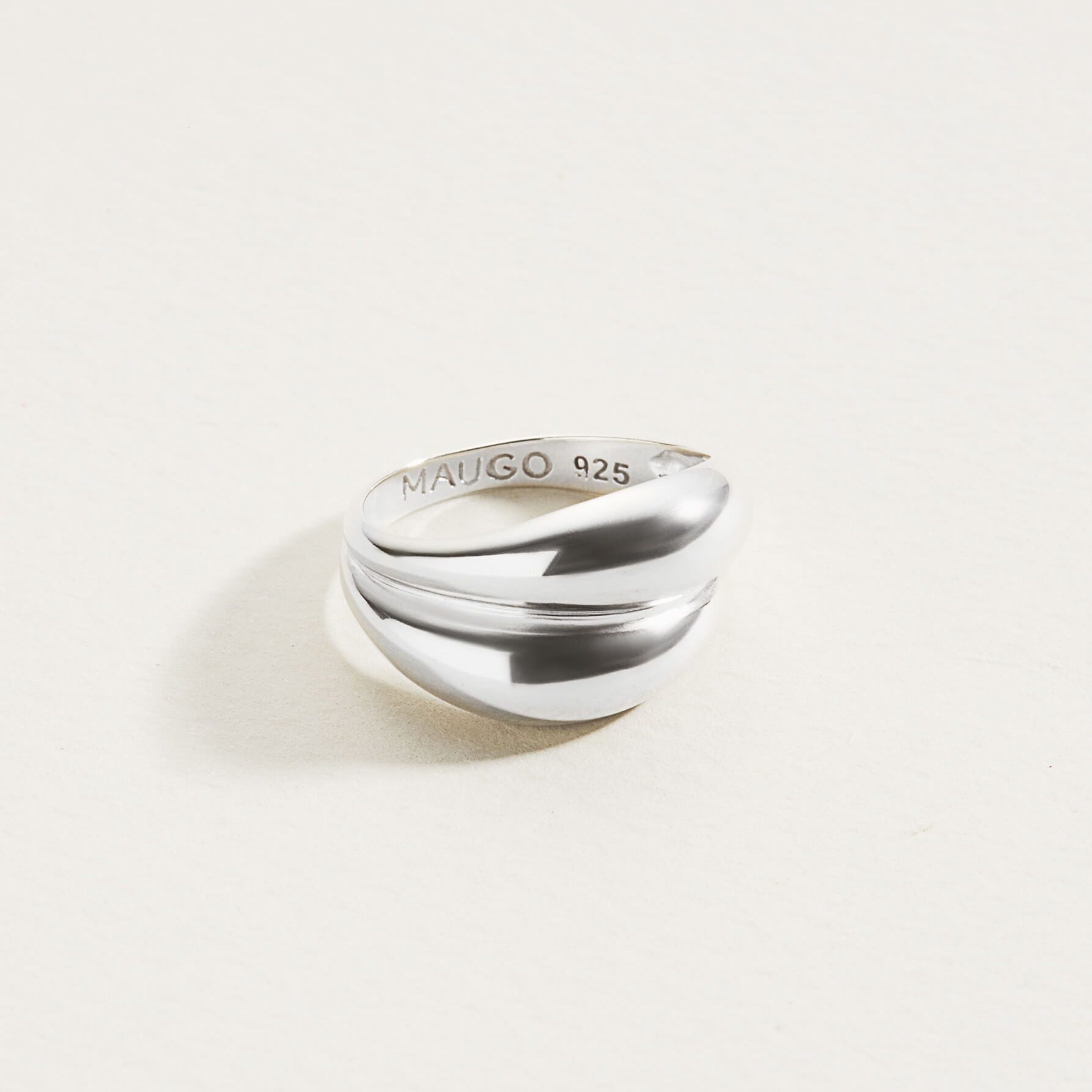 silver ring, statement ring, dome ring