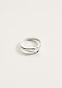 silver ring, heart ring