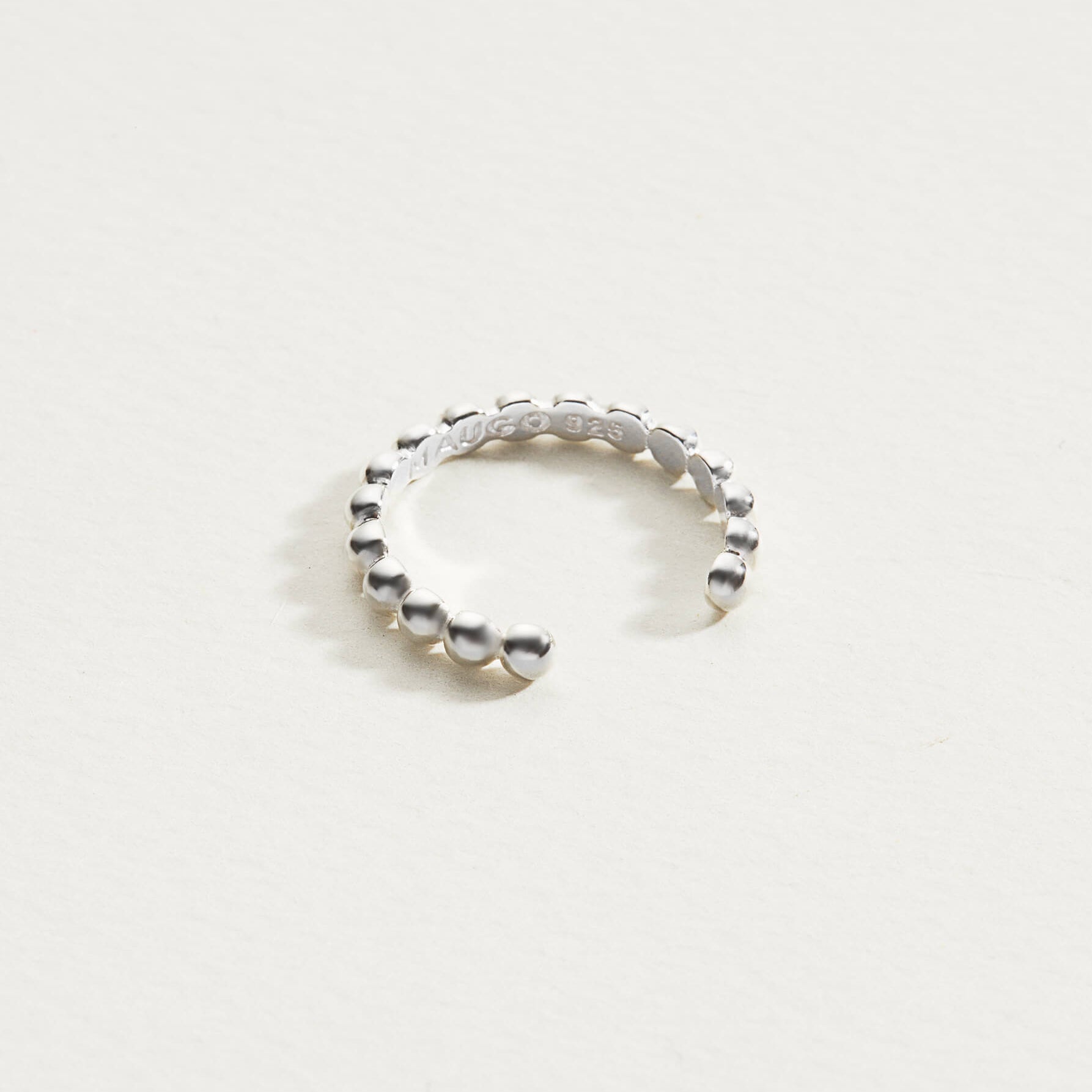 foam ring, silver ring