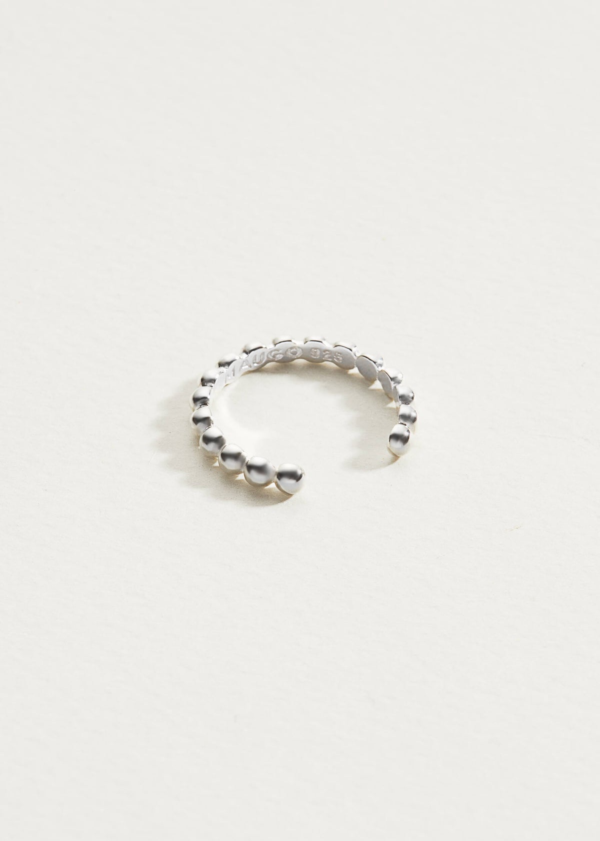foam ring, silver ring