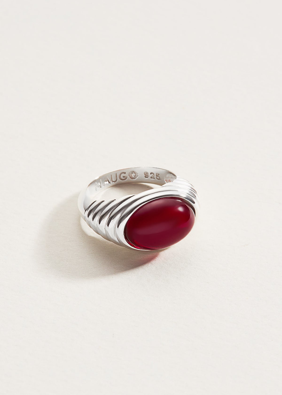 statement ring, silver ring, amber signet