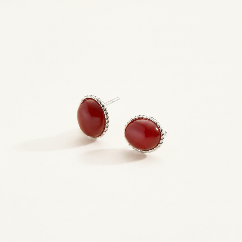 Kolczyki Elara Carnelian